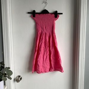 Bubble gum pink swim cover up